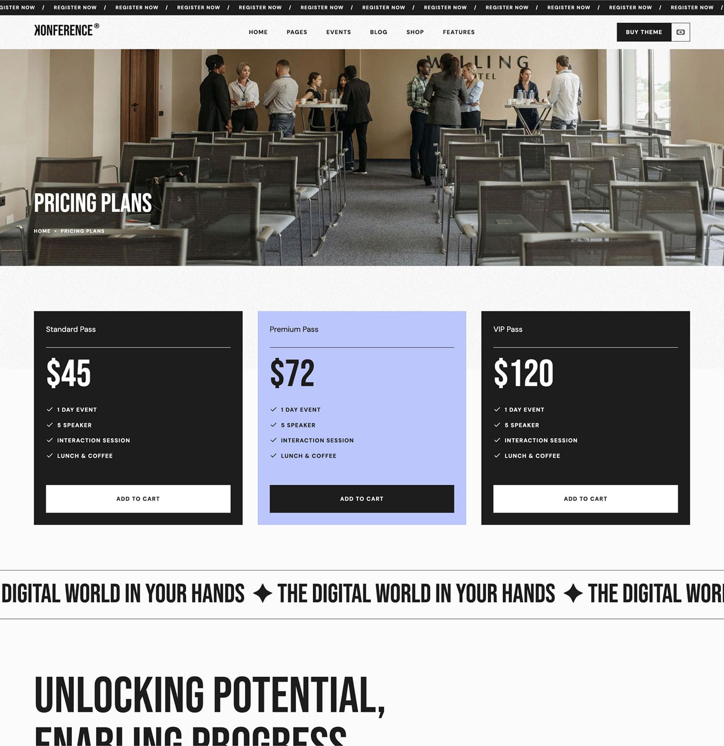 Pricing Page
